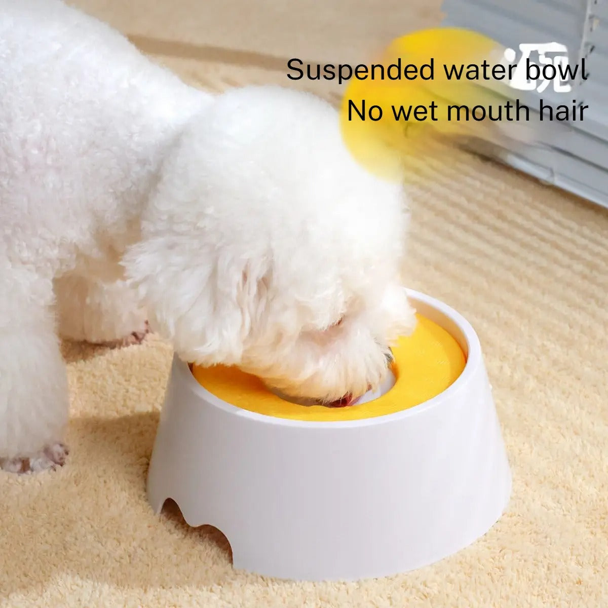 No Spill Dog Water Bowl with Floating Disk_CWMM6244
