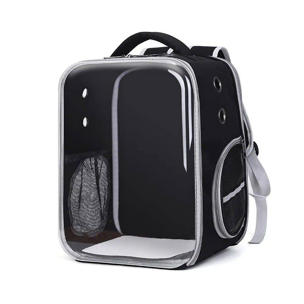 Foldable Pet Backpack Carrier, Clear & Breathable_CWMM6936