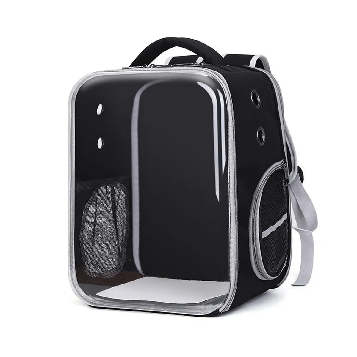 Foldable Pet Backpack Carrier, Clear & Breathable_CWMM6936
