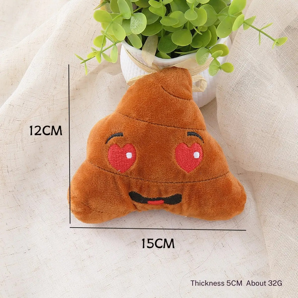 Funny expression plush pet toy, chew-resistant_CWMM5423