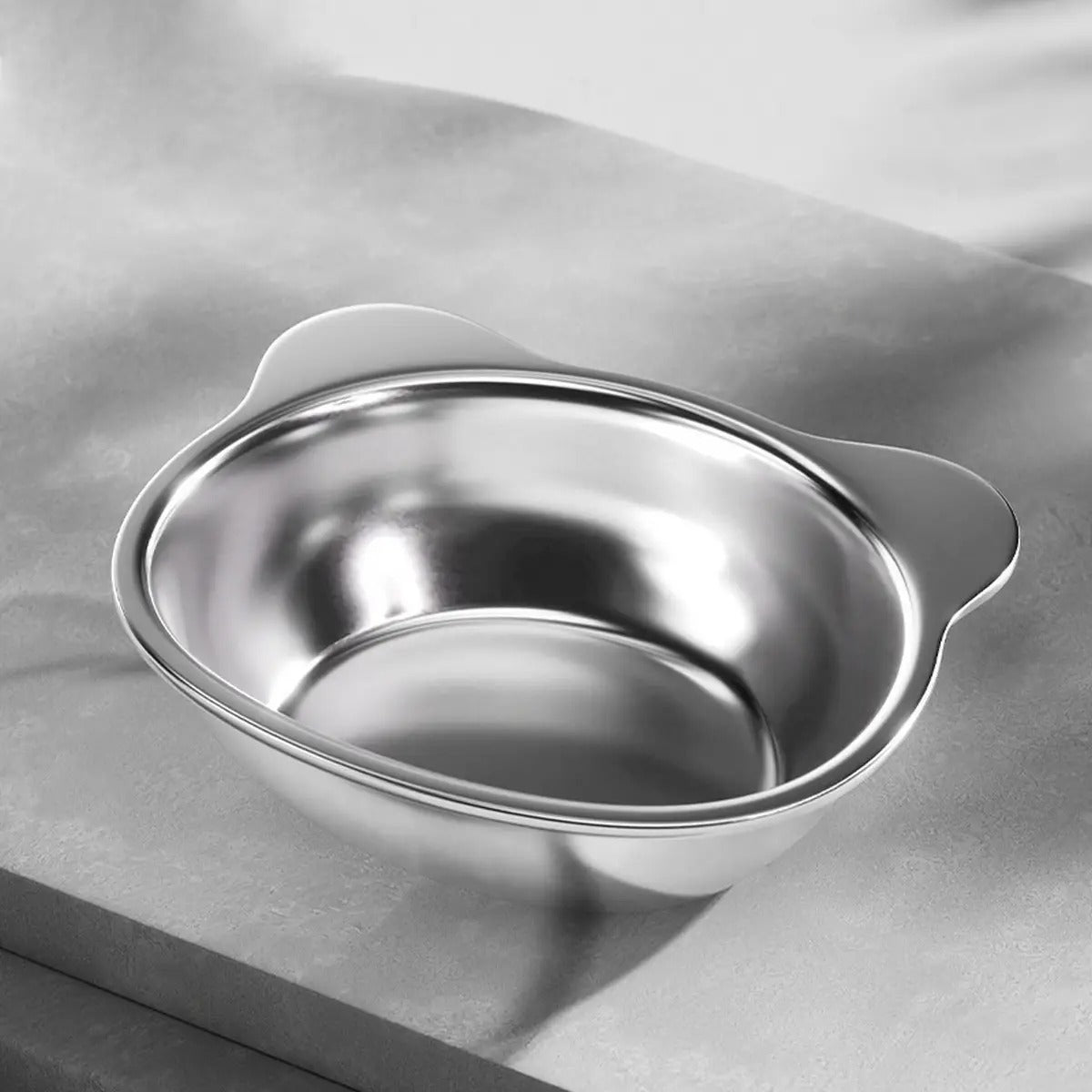 Elevated 304 Stainless Steel Anti-Spill Pet Bowl_CWMM6255
