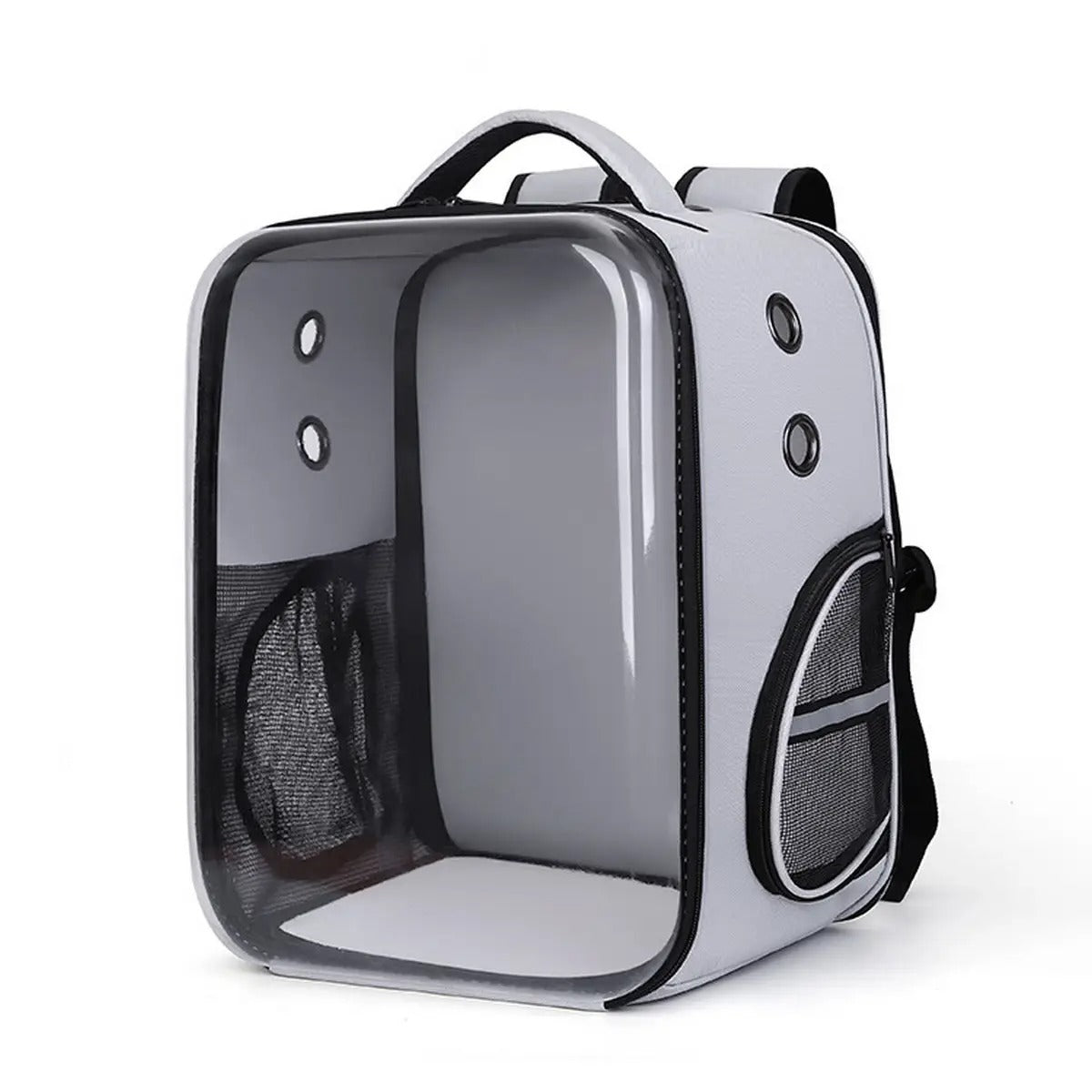 Foldable Pet Backpack Carrier, Clear & Breathable_CWMM6936