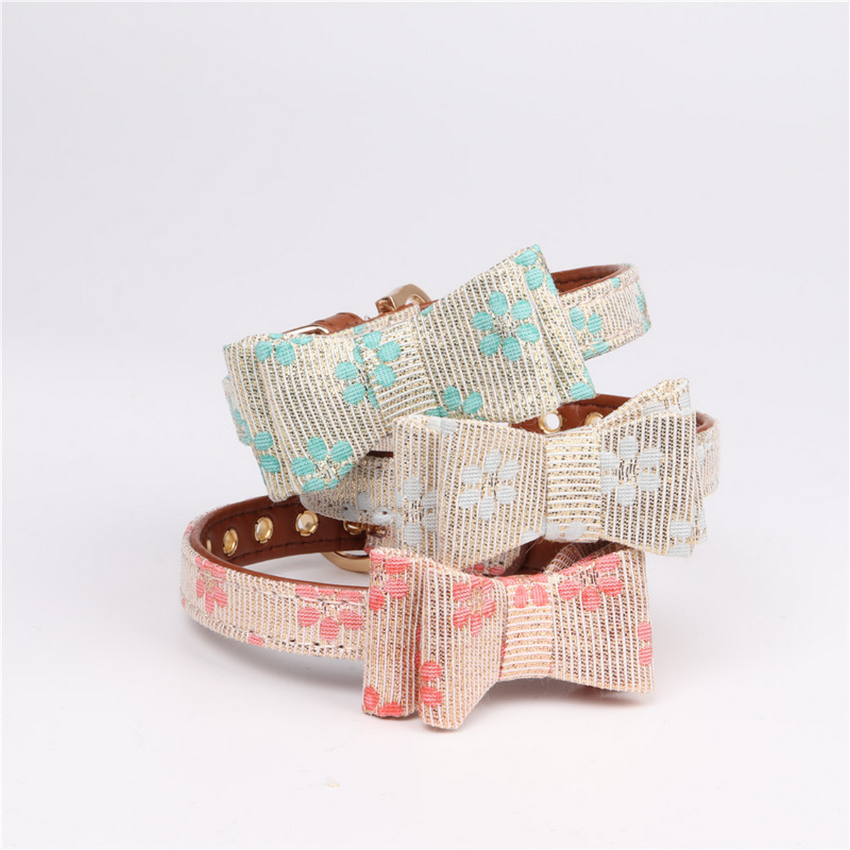 Patterned Bow Tie Pet Collar – Dog & Cat_CWMM7769