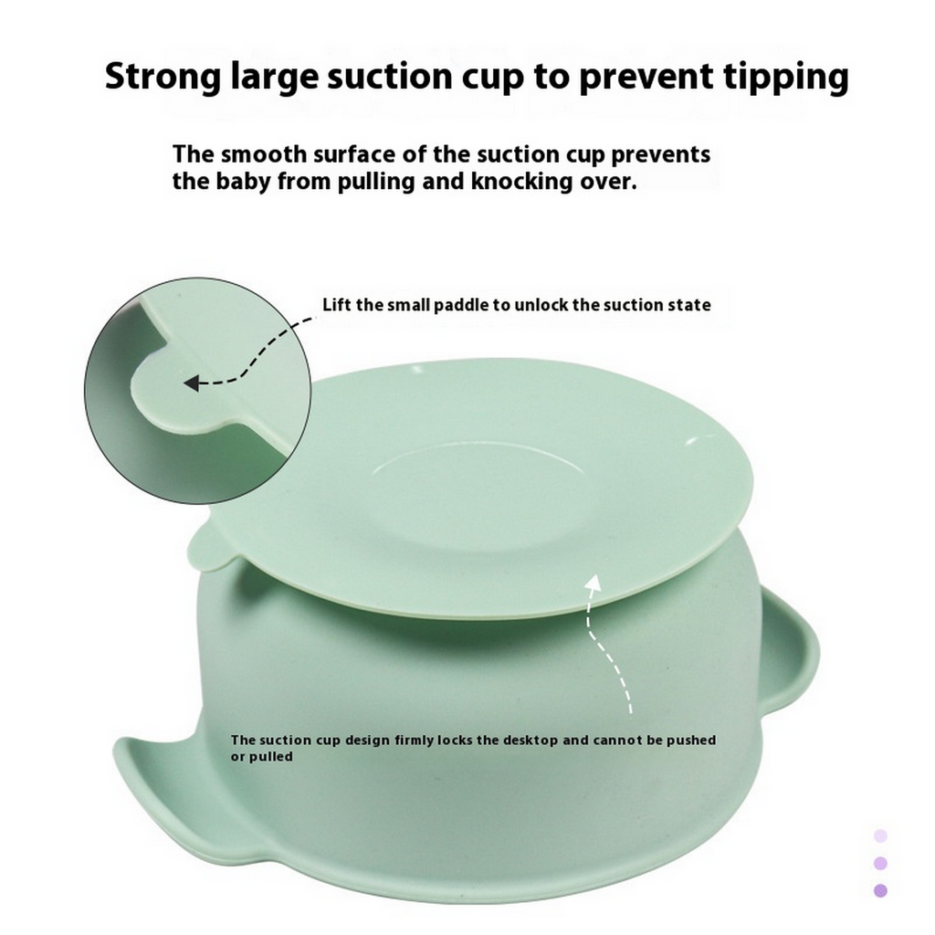 Macaron Silicone Pet Bowl with Suction Base_CWMM6923