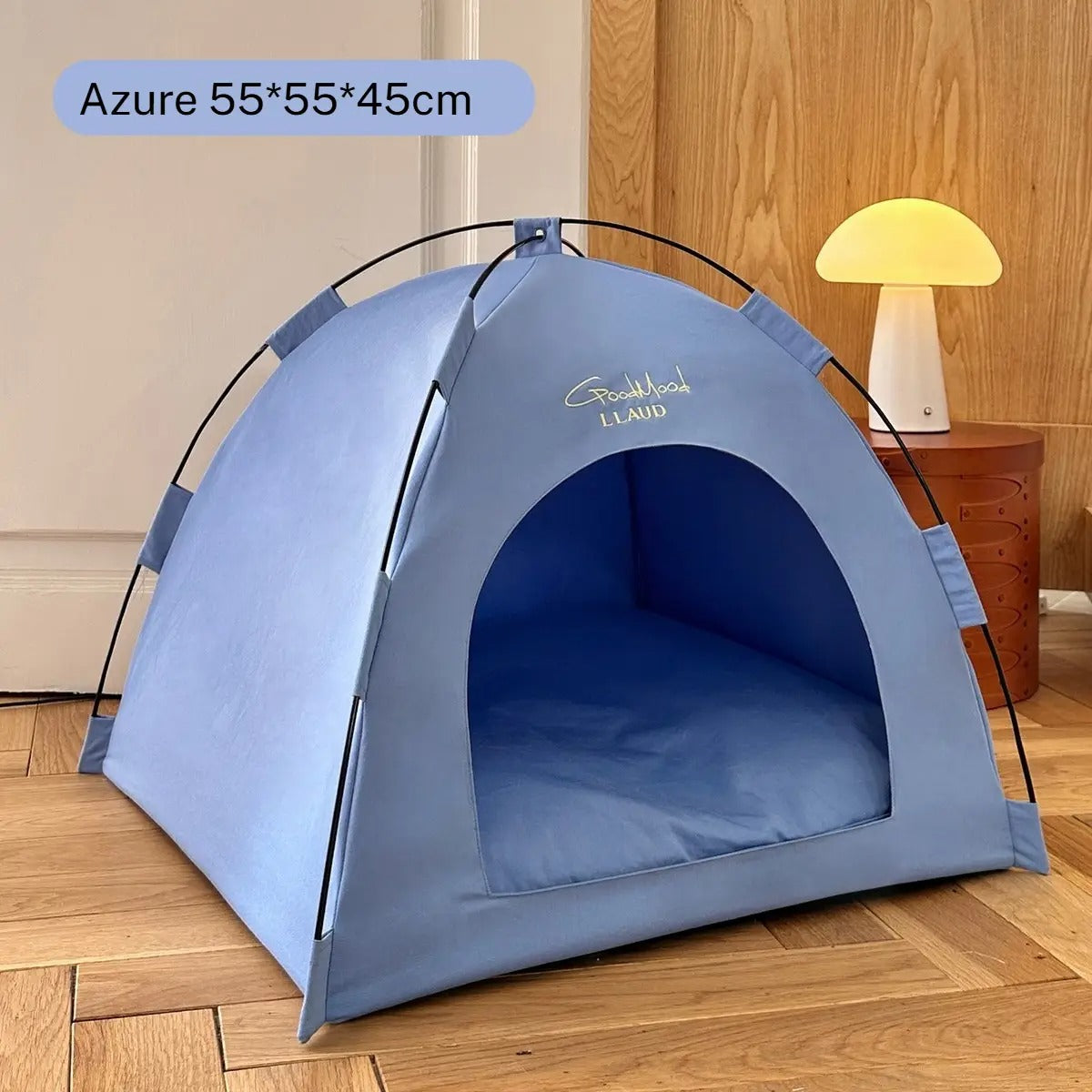 Foldable Tent Pet Bed – Semi-Enclosed & Cute_CWMM6698
