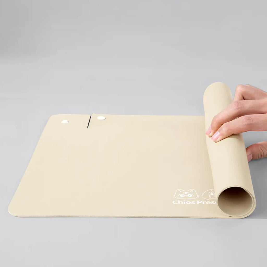 PU Leather Pet Feeding Mat Waterproof & Non-Slip_CWMM6293