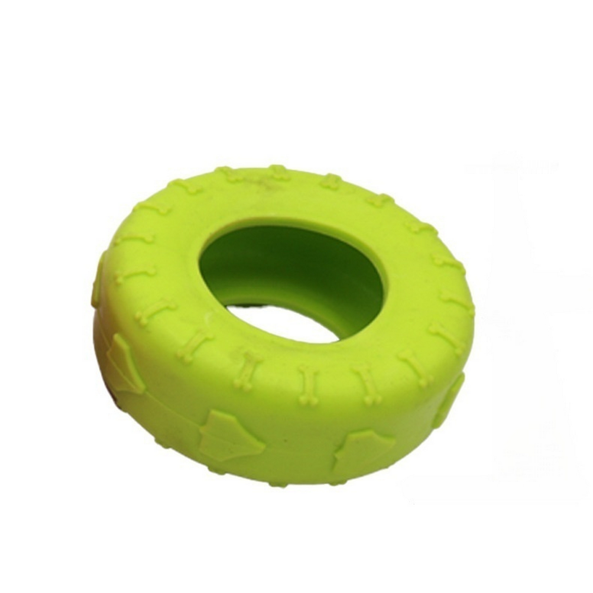 Durable TPR Dog Toy - Bone & Tire Shape Chew Toy_CWMM7185