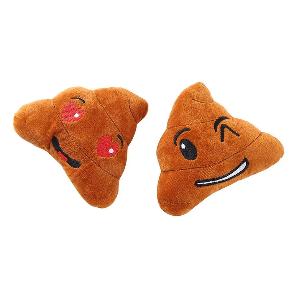 Funny expression plush pet toy, chew-resistant_CWMM5423