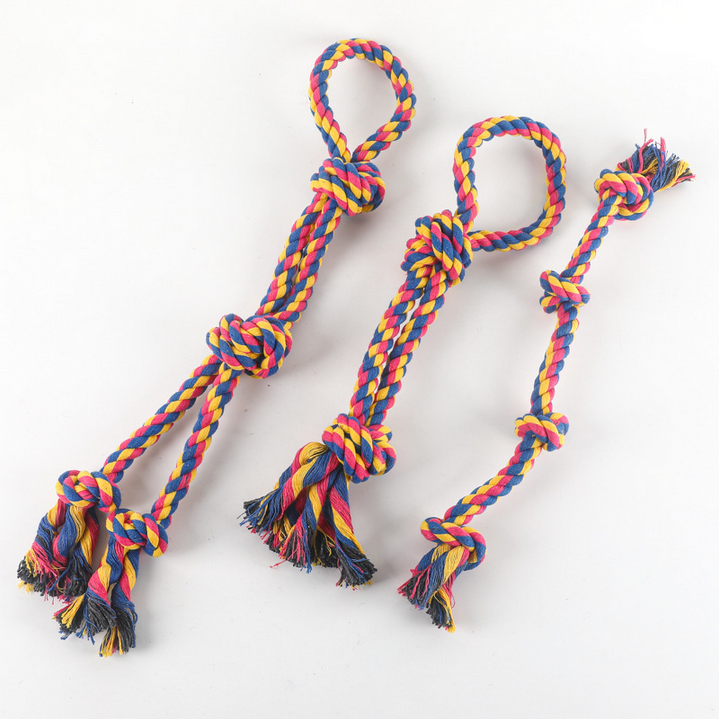 Dog Rope Toy – 4-Knot Tug for Medium & Large Dogs_CWMM8077