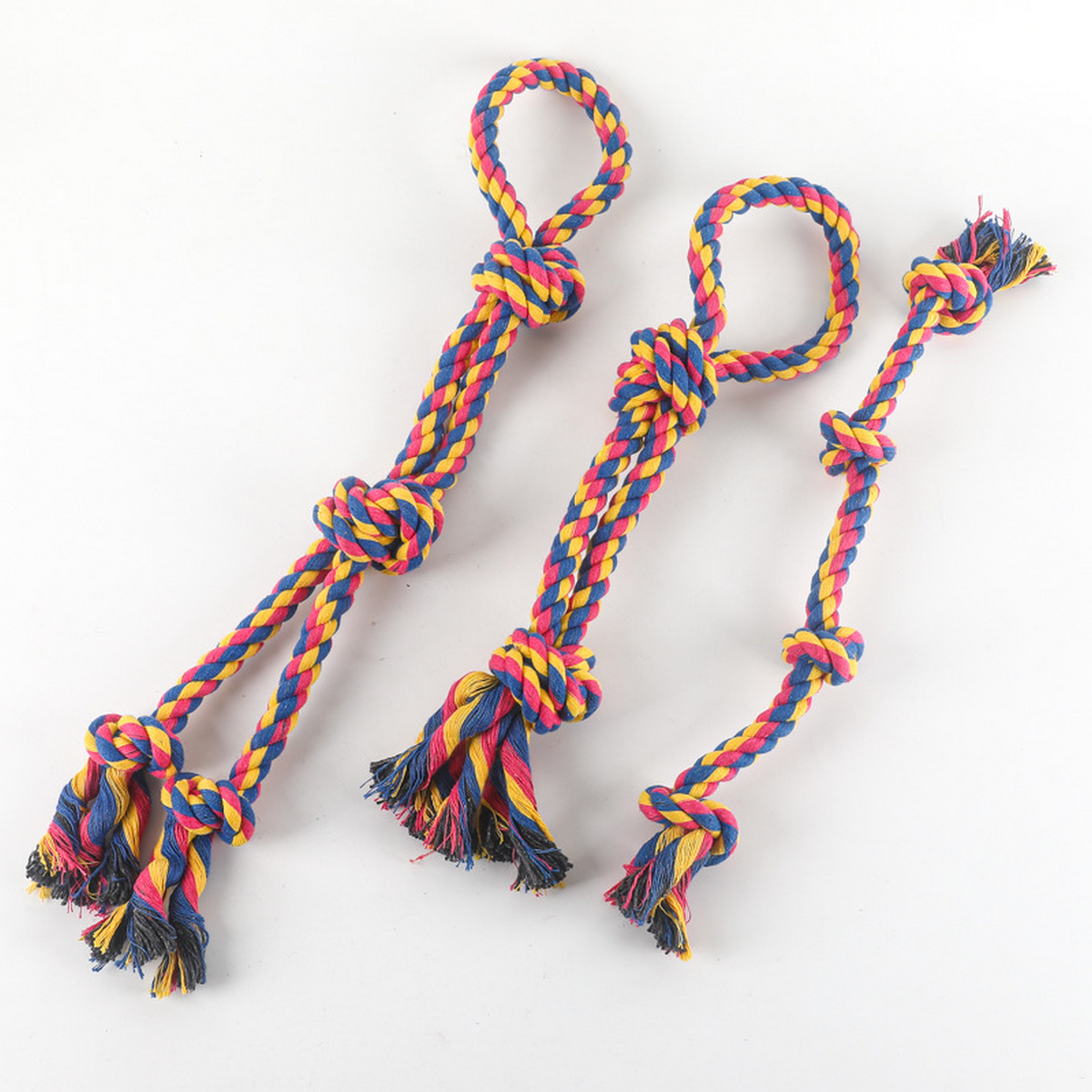 Dog Rope Toy – 4-Knot Tug for Medium & Large Dogs_CWMM8077