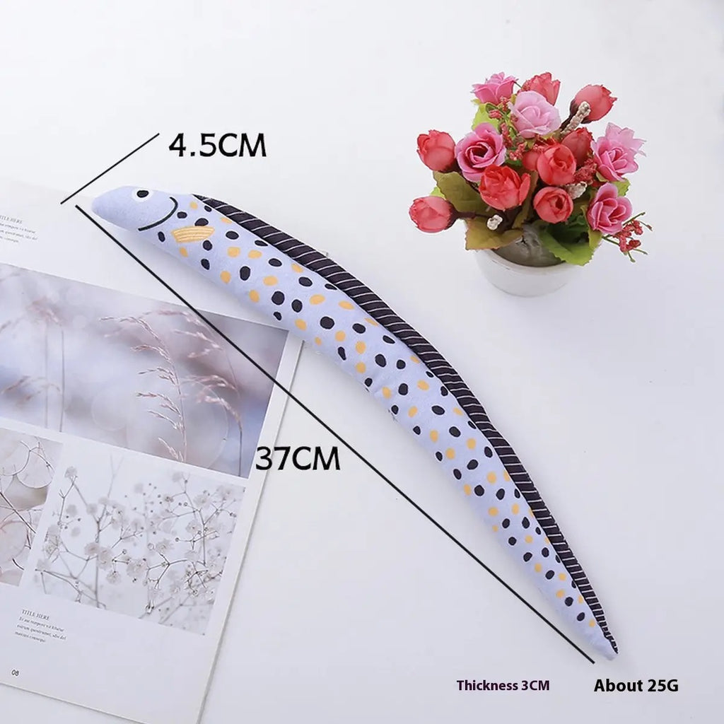 Crinkle Catnip Eel Toy for Interactive Play_CWMM5400