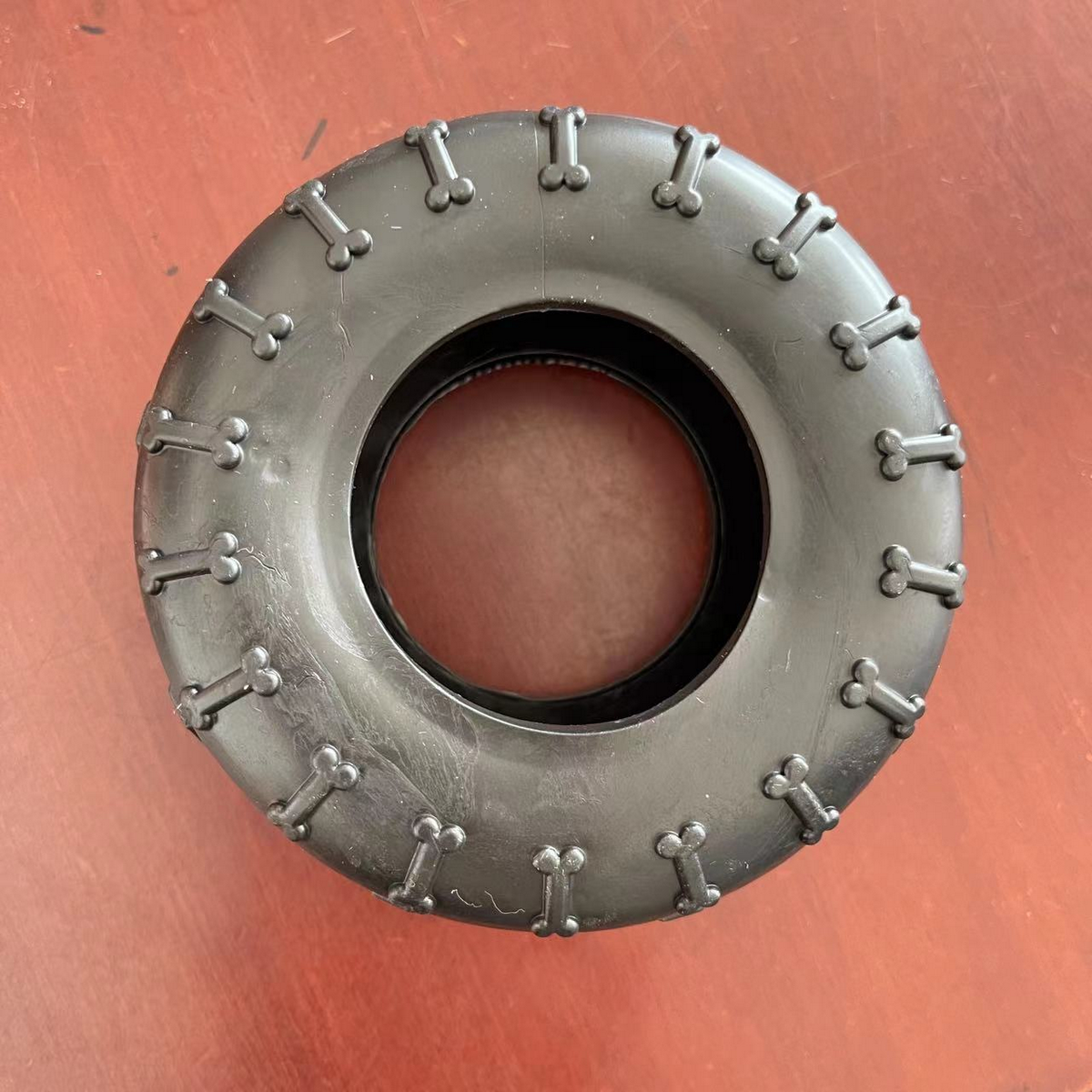 Durable TPR Dog Toy - Bone & Tire Shape Chew Toy_CWMM7185