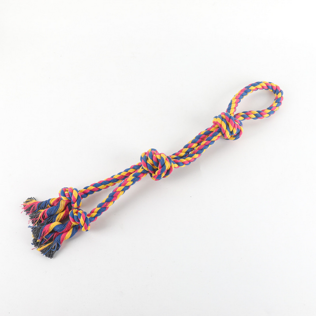 Dog Rope Toy – 4-Knot Tug for Medium & Large Dogs_CWMM8077