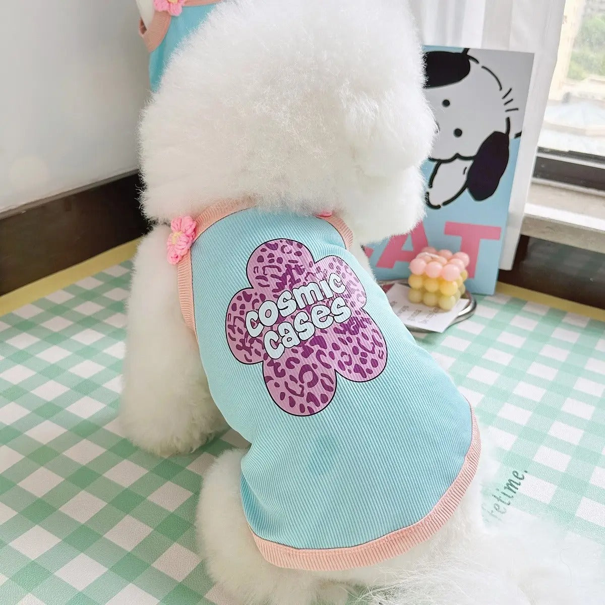 New Ins-Style Pet Vest – Breathable Ice Silk Cotton_CWMM5852