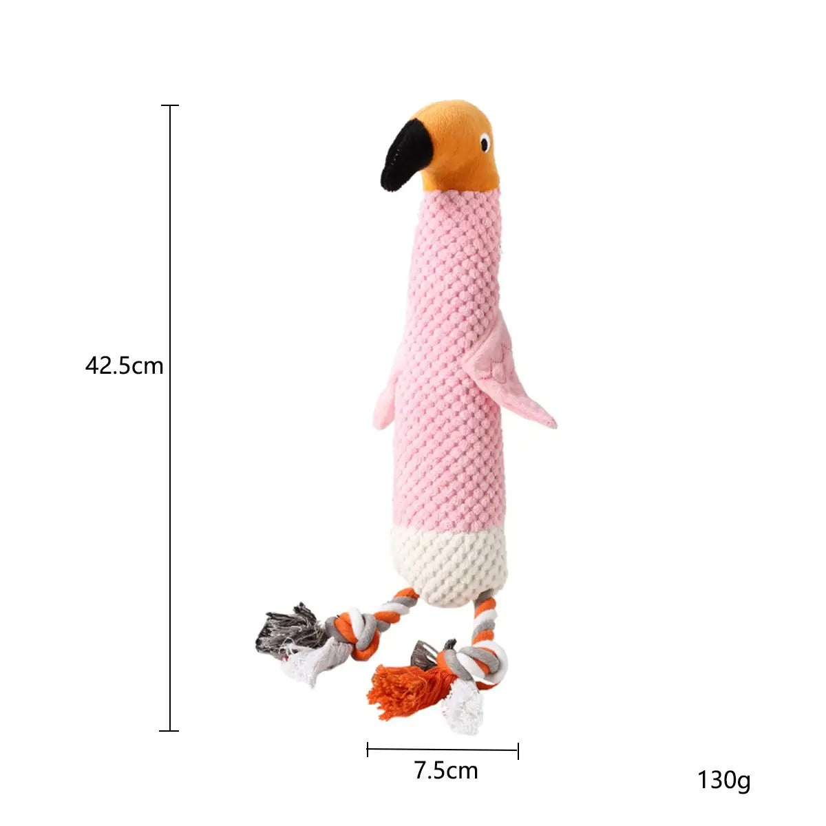 Parrot Plush Rope Pet Toy - Pet Companion_CWMM5457