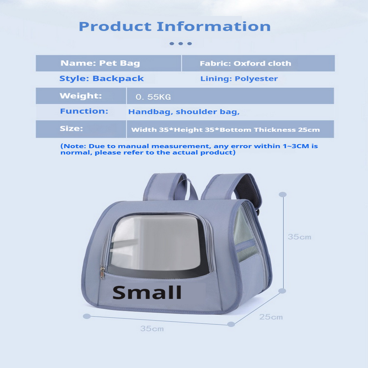 PawPort Pet Travel Backpack_CWMM6845
