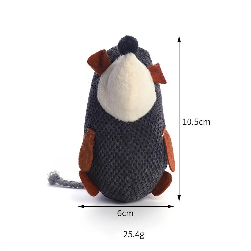 Cat and dog pet plush toys, mouse design_CWMM5436