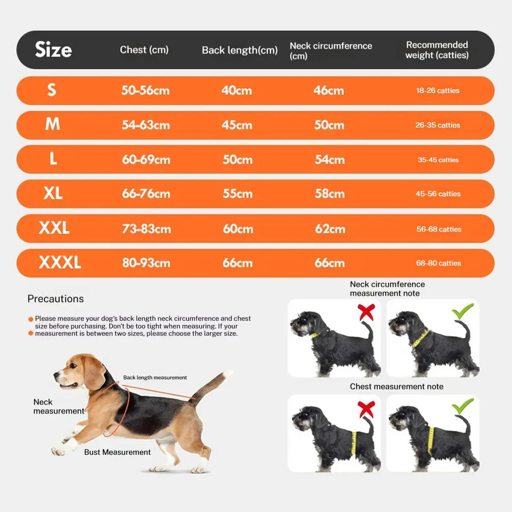 Full-Cover Dog Raincoat with  Hood & Leash Hole_CWMM7463