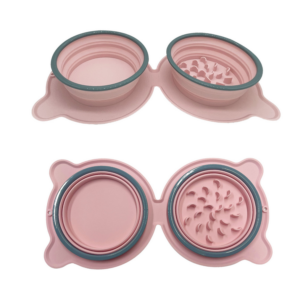 Outdoor Dog Travel Bowl – Dual & Foldable_CWMM7160