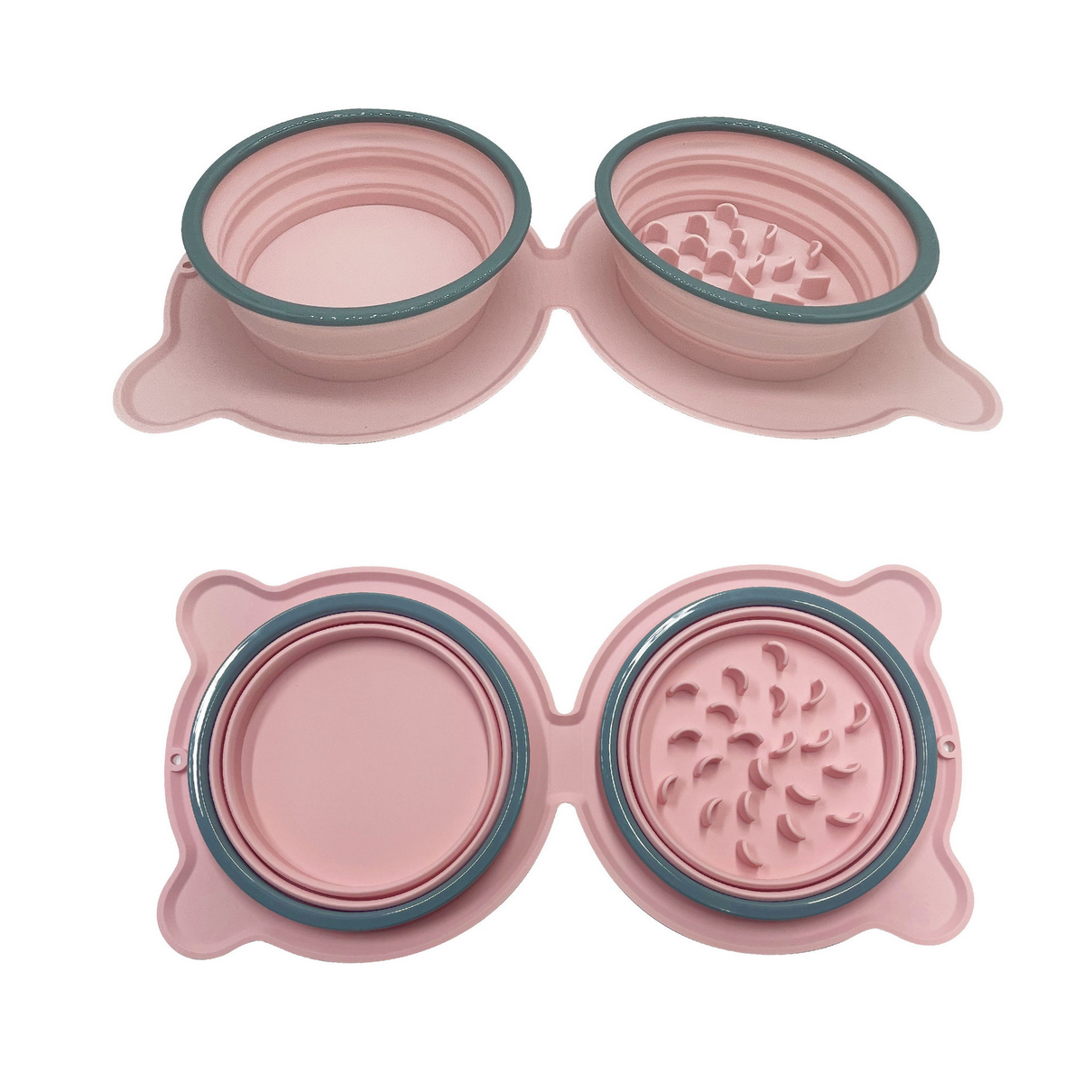 Outdoor Dog Travel Bowl – Dual & Foldable_CWMM7160