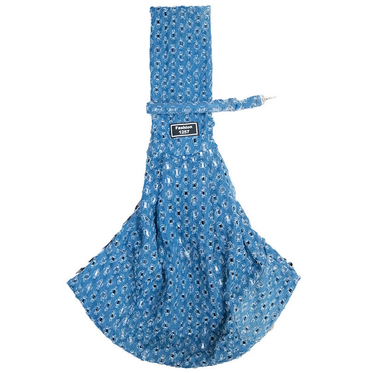 Denim Pet Sling Bag for Cats and Dogs_CWMM6888