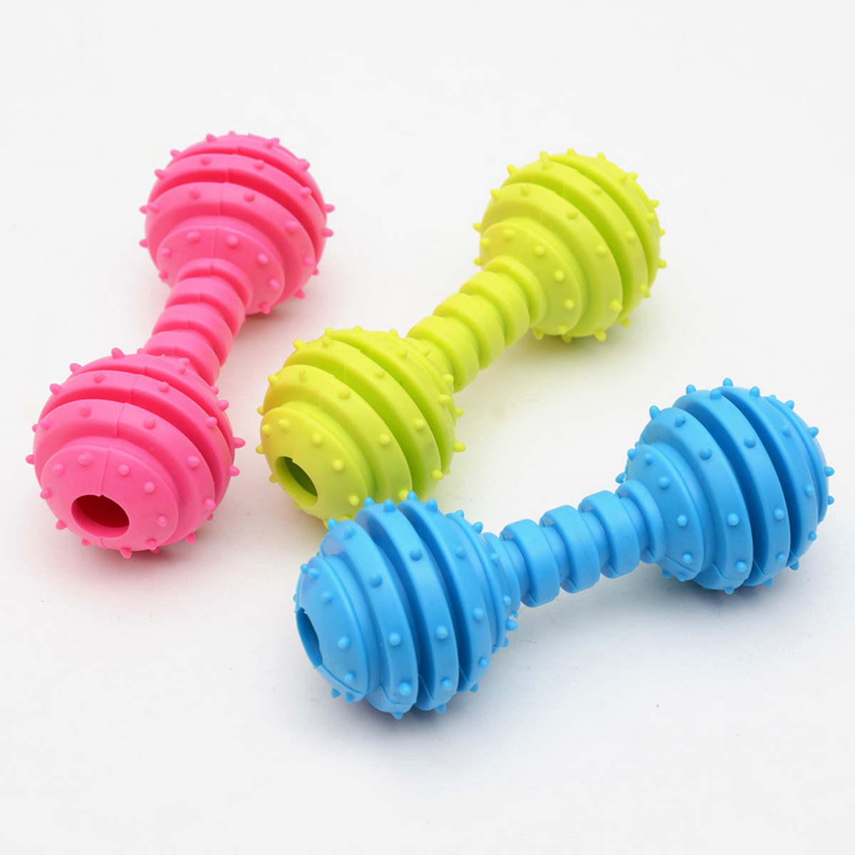 Dog Molar Toy Set – TPR Rubber Bone & Ring_CWMM7173