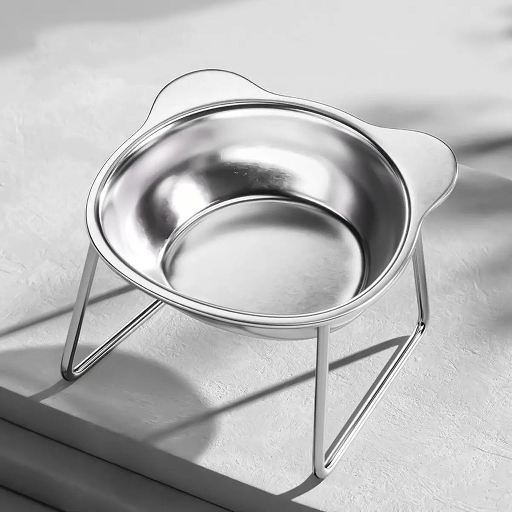 Elevated 304 Stainless Steel Anti-Spill Pet Bowl_CWMM6255