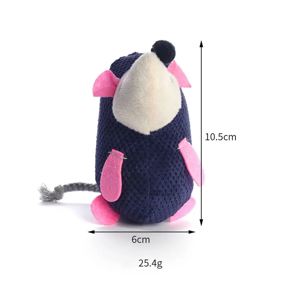 Cat and dog pet plush toys, mouse design_CWMM5436