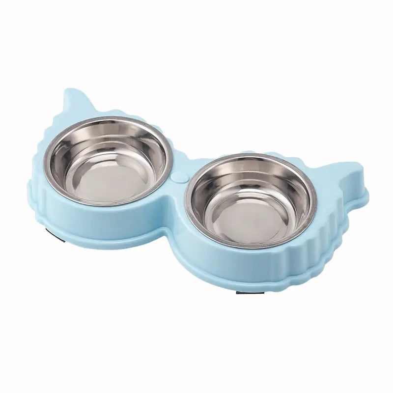 Double Pet Bowl, Non-Slip, Anti-Spill Dog,Cat Bowl_CWMM5189