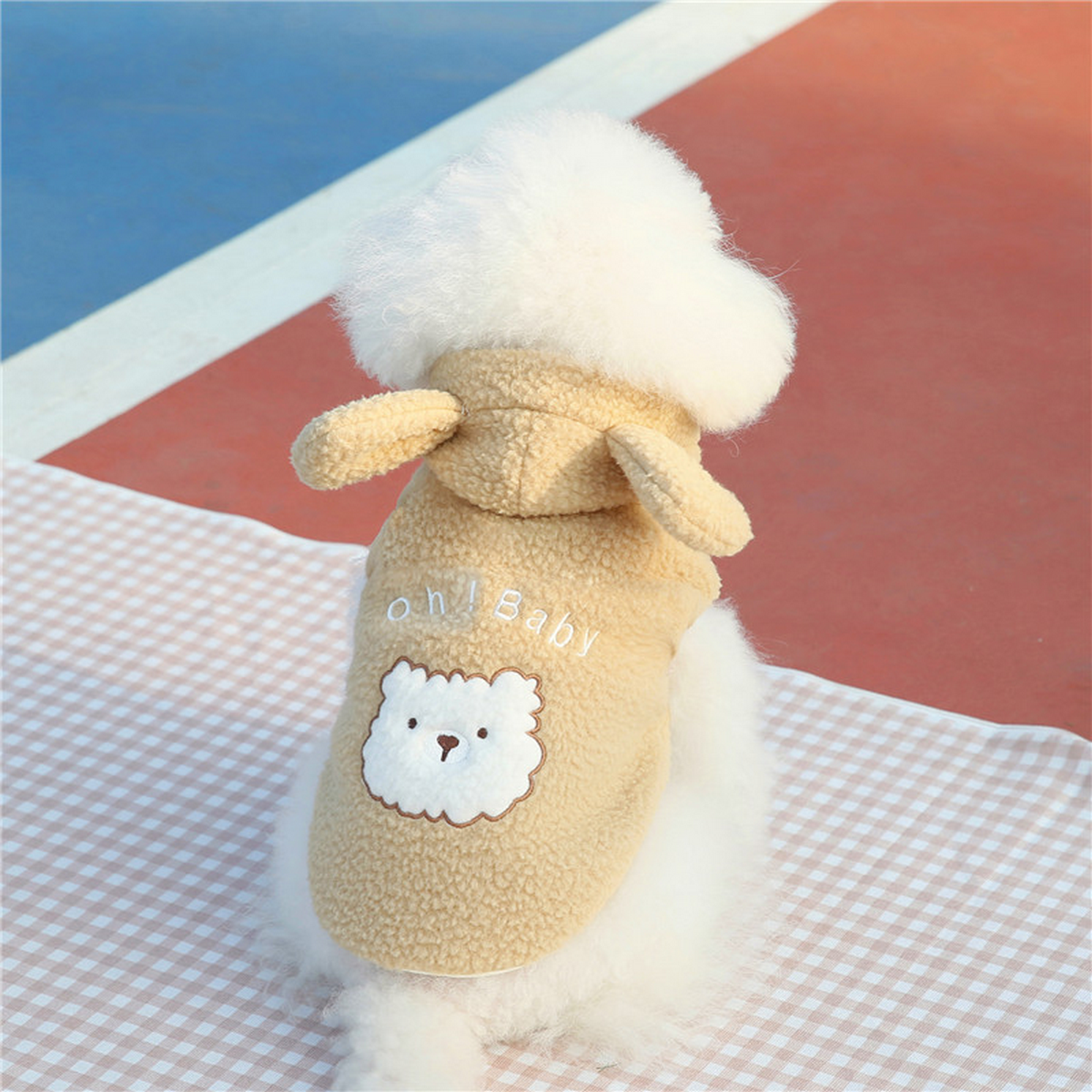 Lamb Wool Pet Vest – Cozy Small Dog & Cat Outfit_CWMM7354