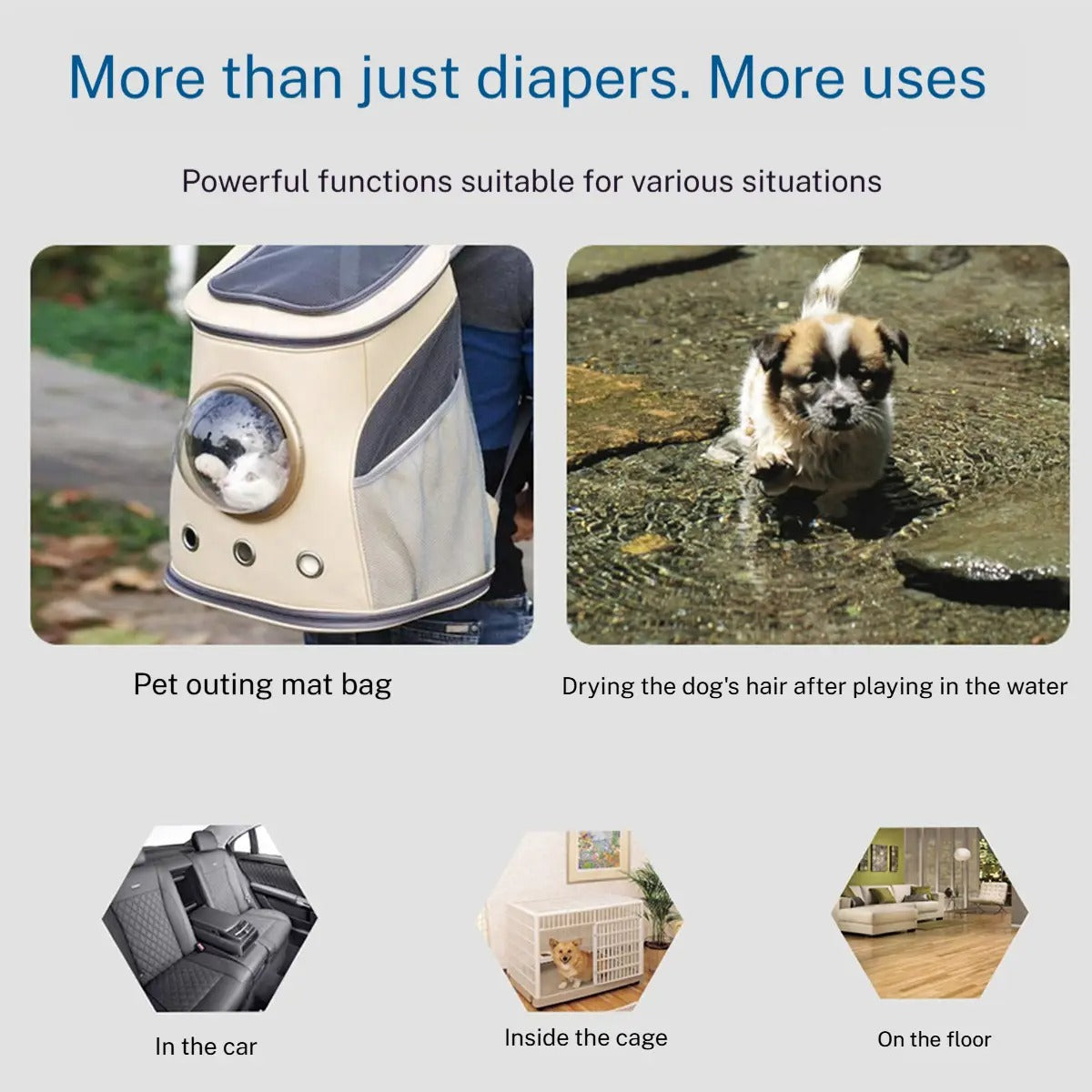 Odor Control Charcoal Pet Pee Pads for Cats & Dogs_CWMM6101