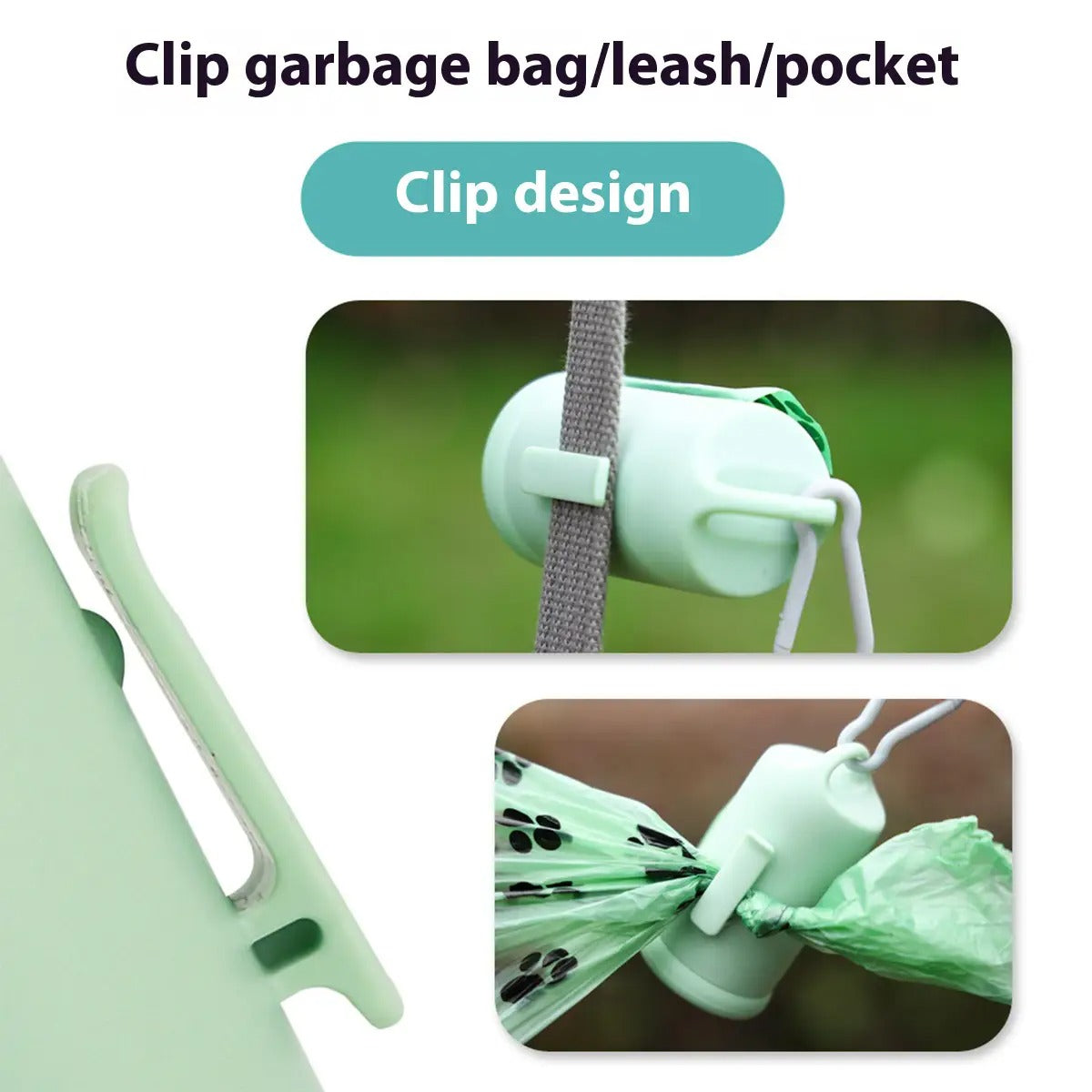 Pet Waste Disposal Bags with Portable Storage Box_CWMM6094