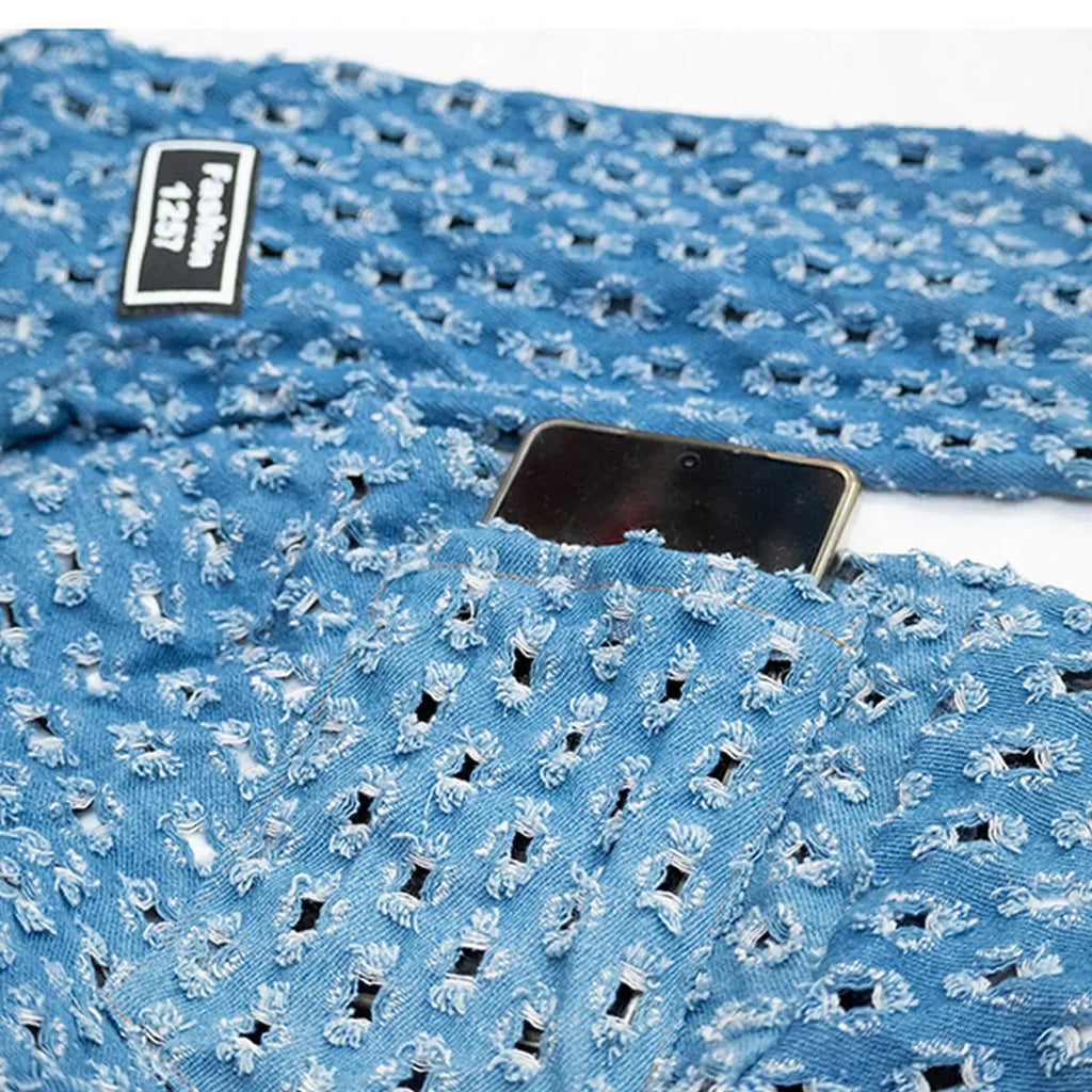 Denim Pet Sling Bag for Cats and Dogs_CWMM6888