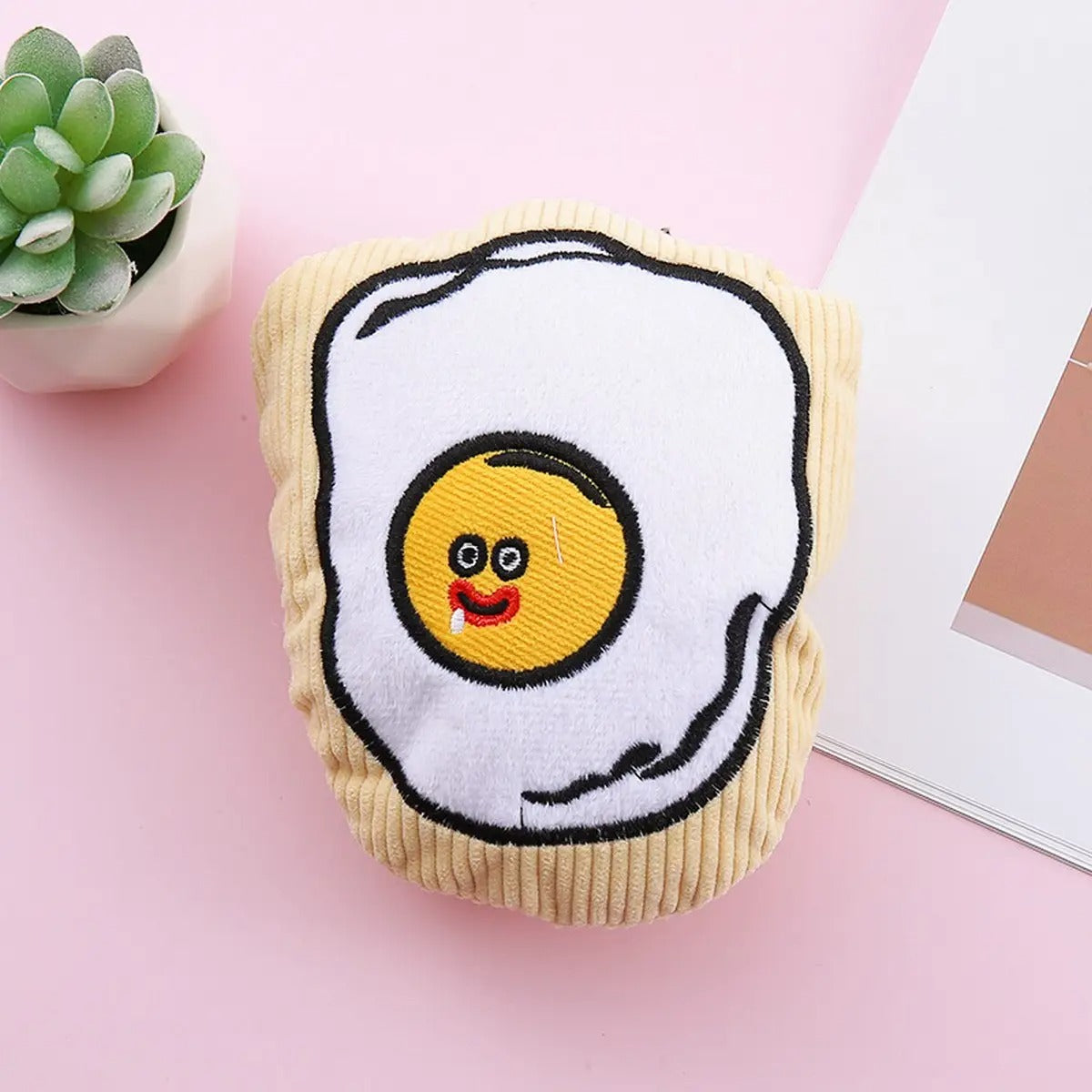 Corduroy cute companion toy, durable pet chew toy_CWMM5483