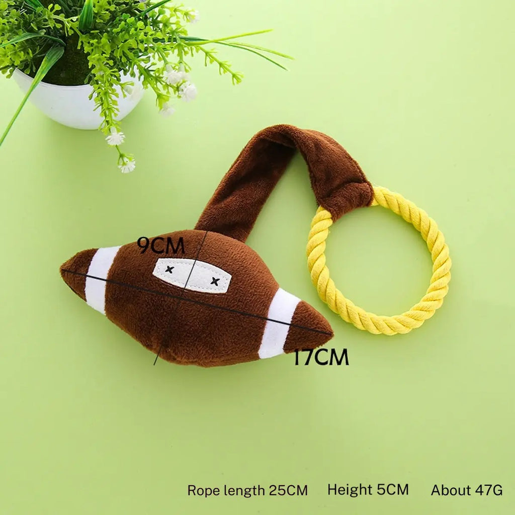 Durable Rope Tug Ball Toy for Medium Dogs_CWMM5409