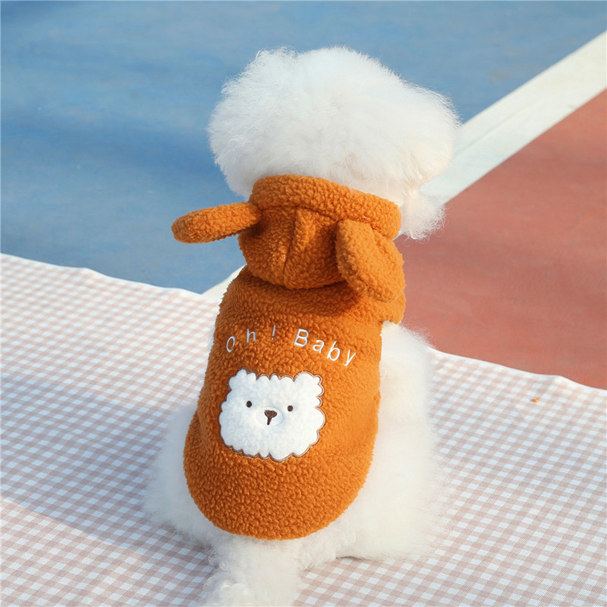 Lamb Wool Pet Vest – Cozy Small Dog & Cat Outfit_CWMM7354