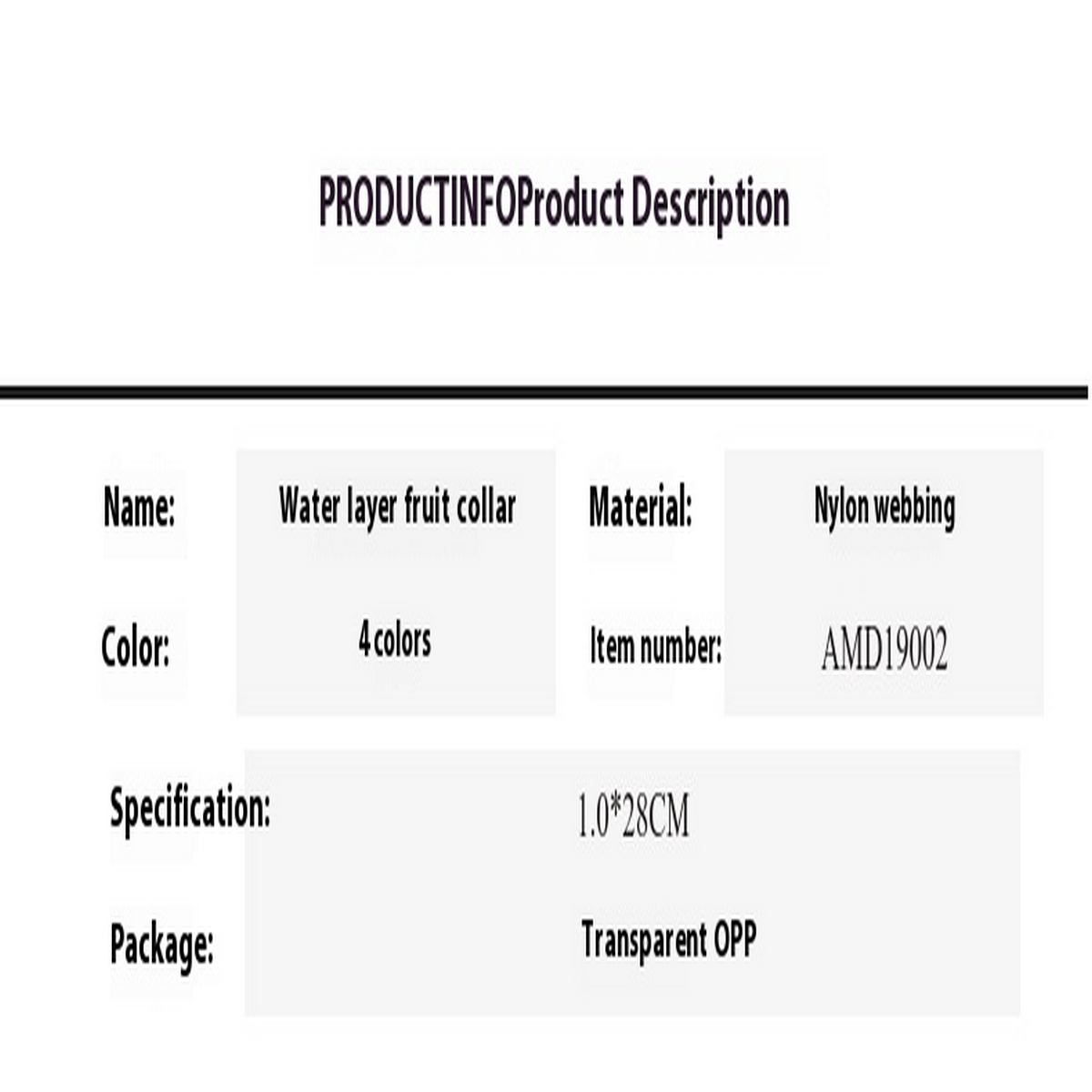 High Value Double Layer Cat Collar with Fruit_CWMM7621