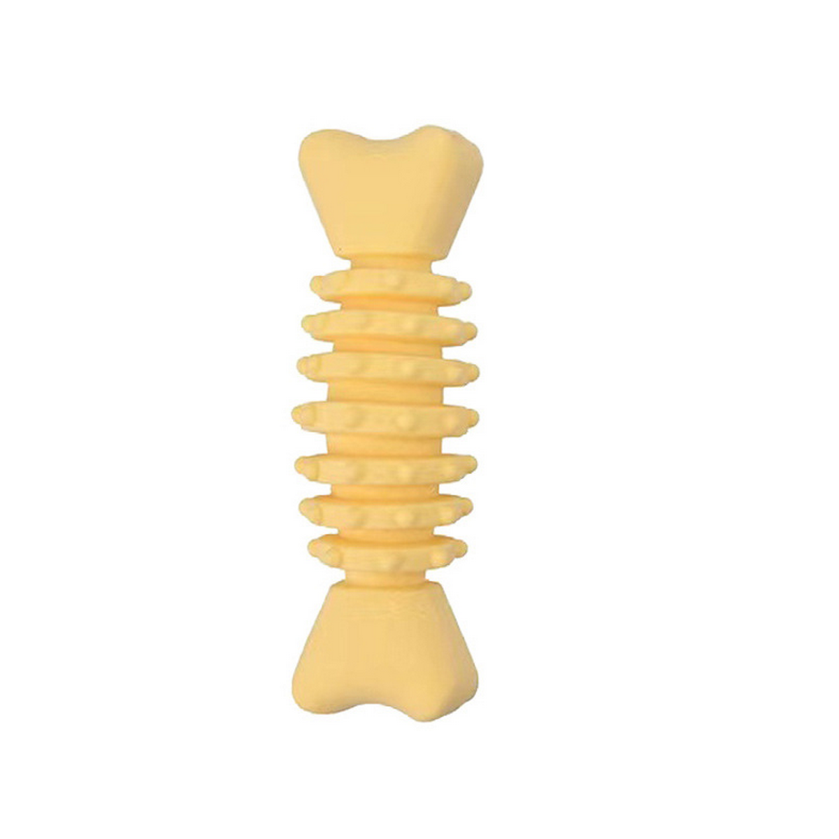 New TPR Macaron Fish Bone Chew Toy for Puppies_CWMM7234
