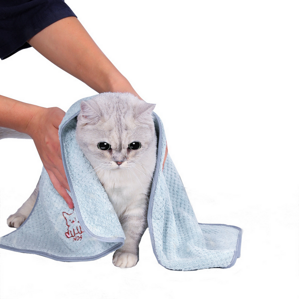 Microfiber Pet Towel with Embroidery_CWMM7496