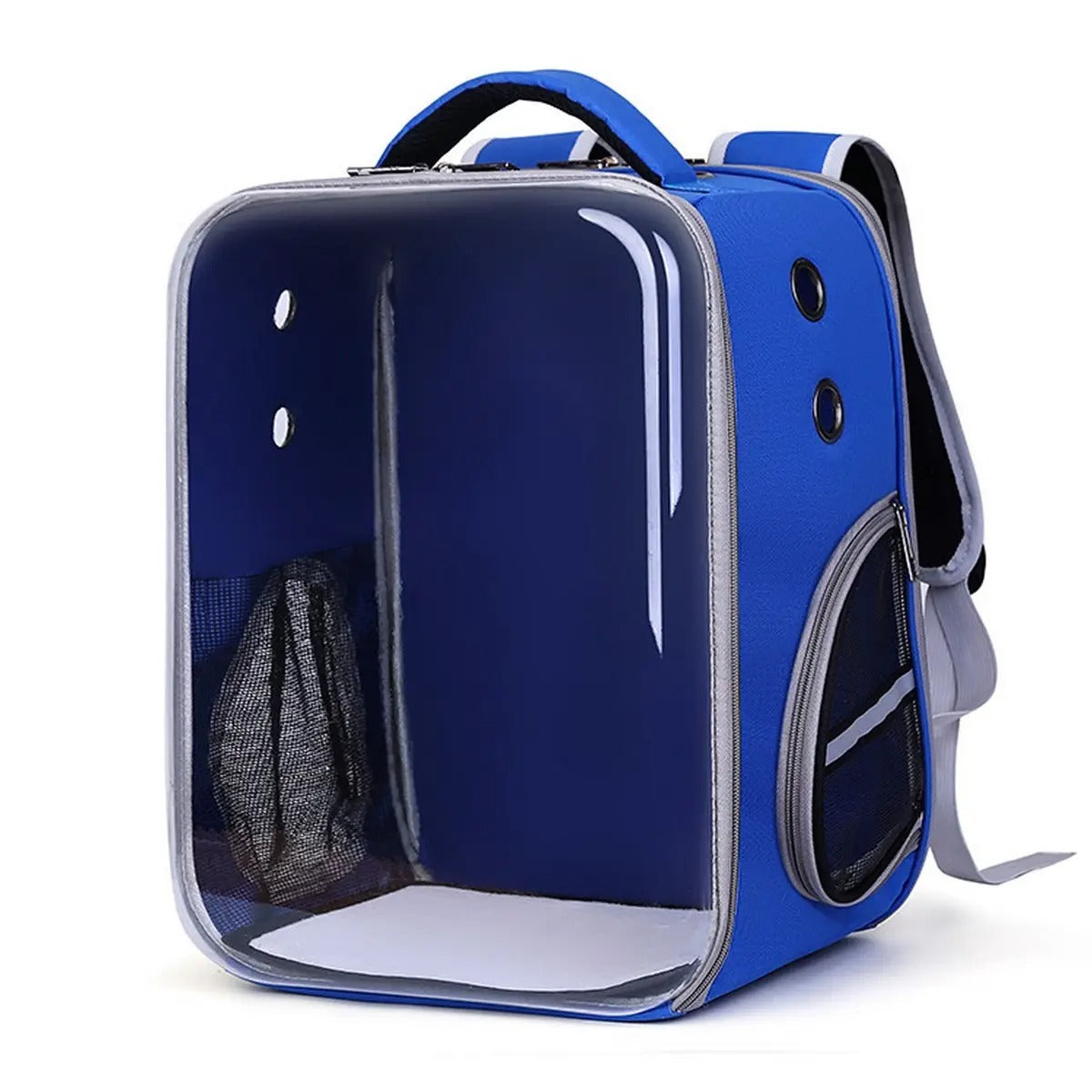 Foldable Pet Backpack Carrier, Clear & Breathable_CWMM6936