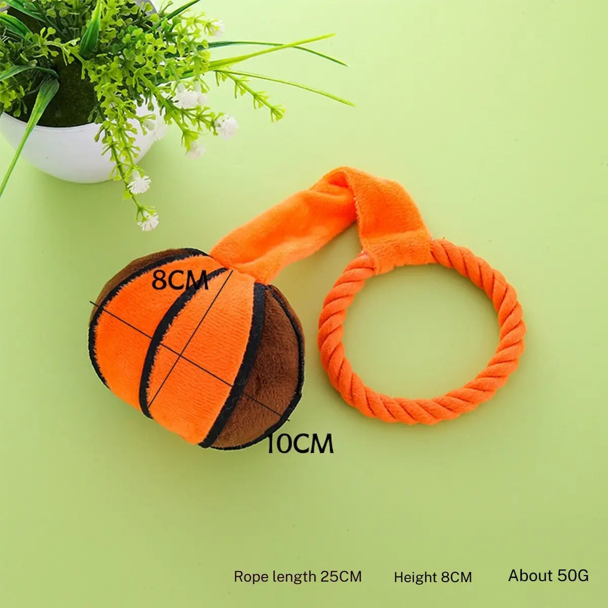 Durable Rope Tug Ball Toy for Medium Dogs_CWMM5409