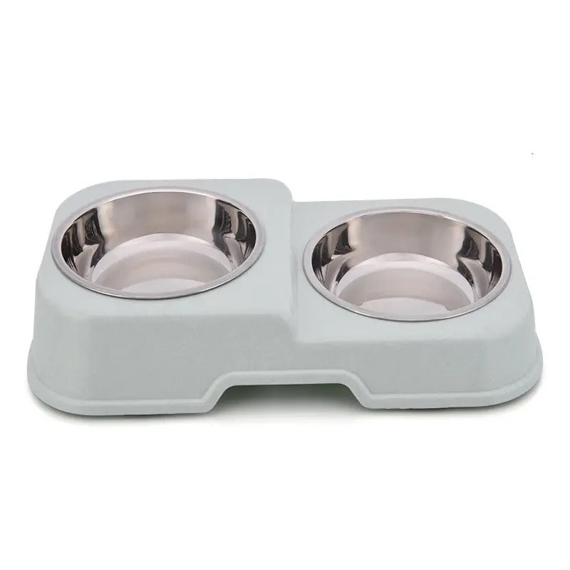 Dual Pet Bowl, Non-Slip, Spill-Proof Dog/Cat Bowl_CWMM5219