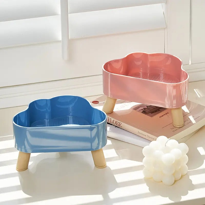 Cloud-Shaped Dog/Cat Pet Elevated Bowl_CWMM5193
