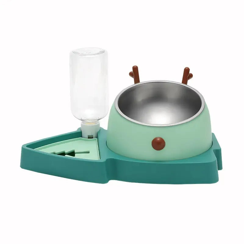 Christmas 3-in-1 Pet Bowl, Floating Water Bowl_CWMM5149