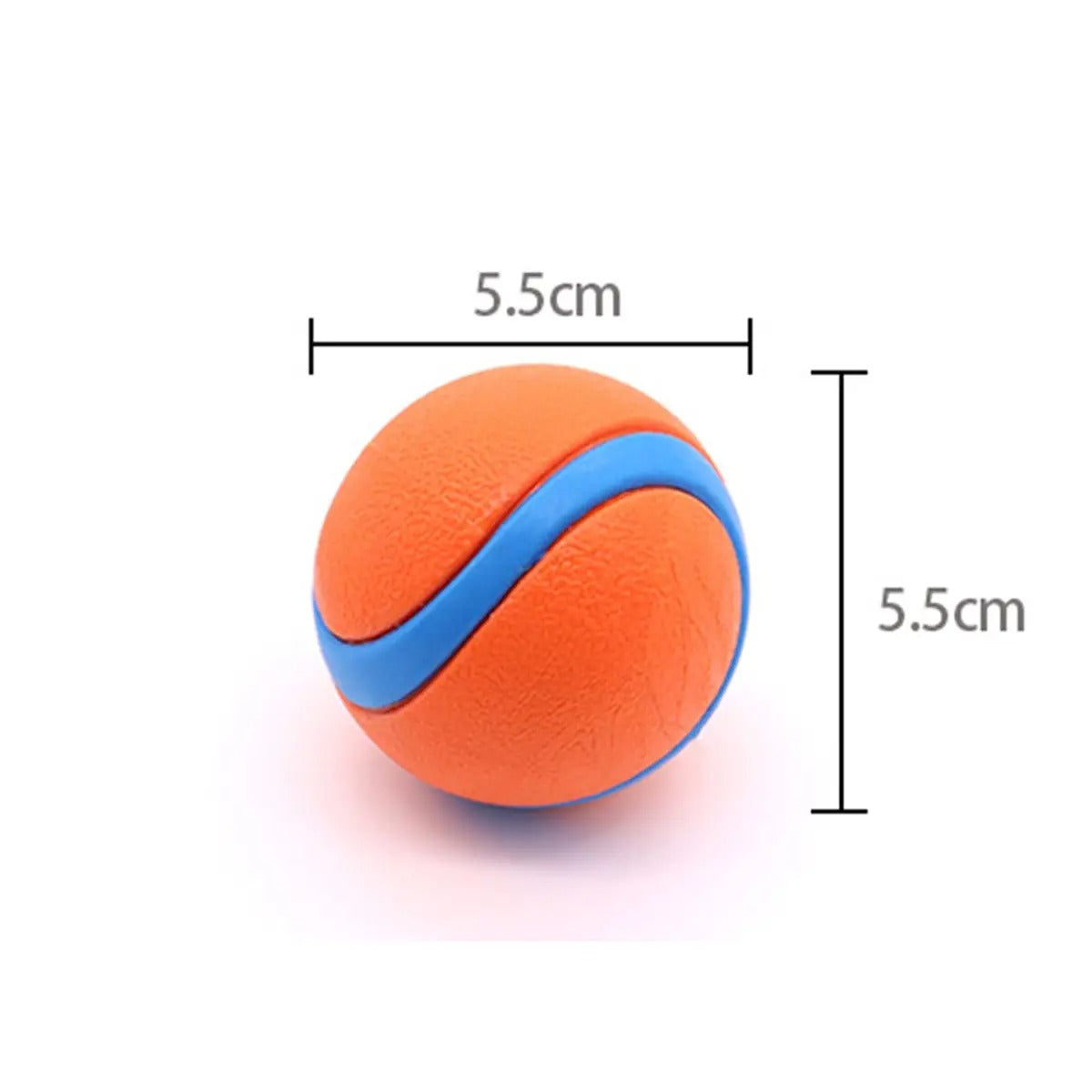 Durable Dog Chew Ball Toy – Solid Rubber_CWMM7961