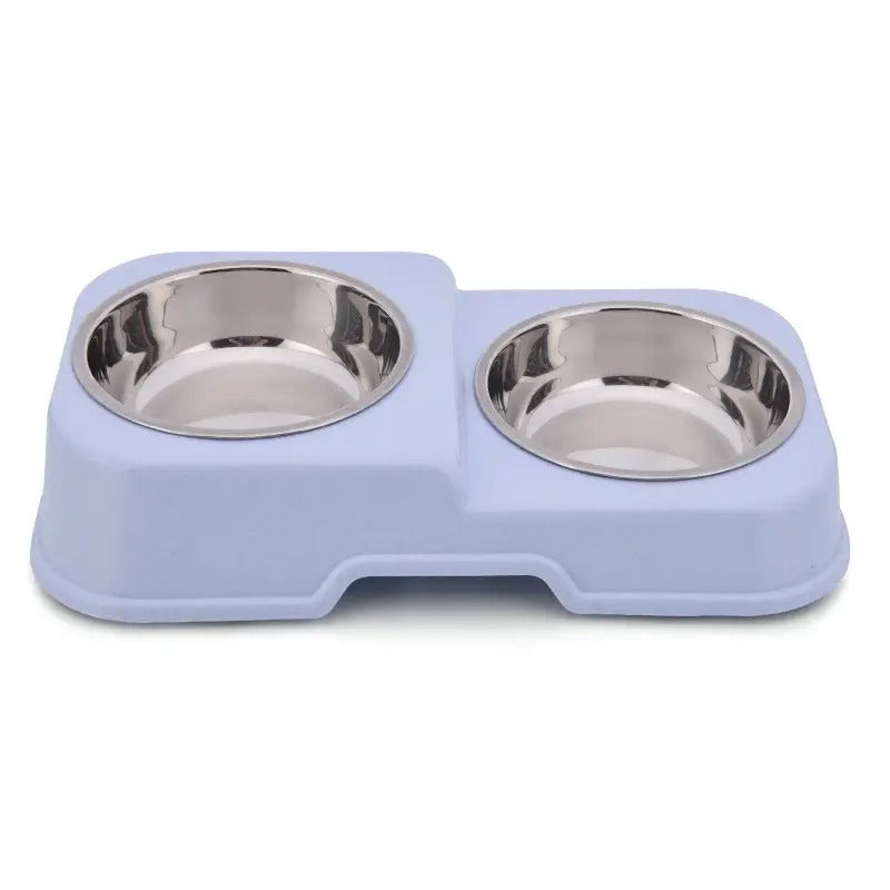 Dual Pet Bowl, Non-Slip, Spill-Proof Dog/Cat Bowl_CWMM5219