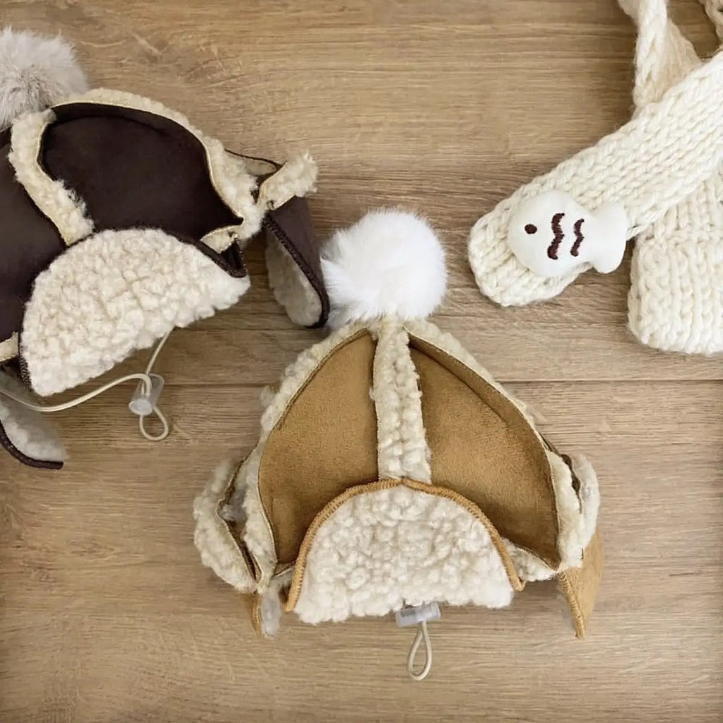 Fleece Pet Hat – Warm & Windproof for Dogs & Cats_CWAH3699