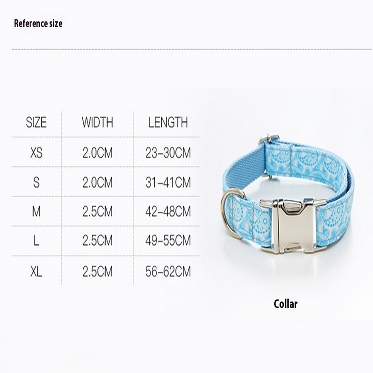 Custom Dog Collar with Zinc Alloy Buckle_CWMM7092