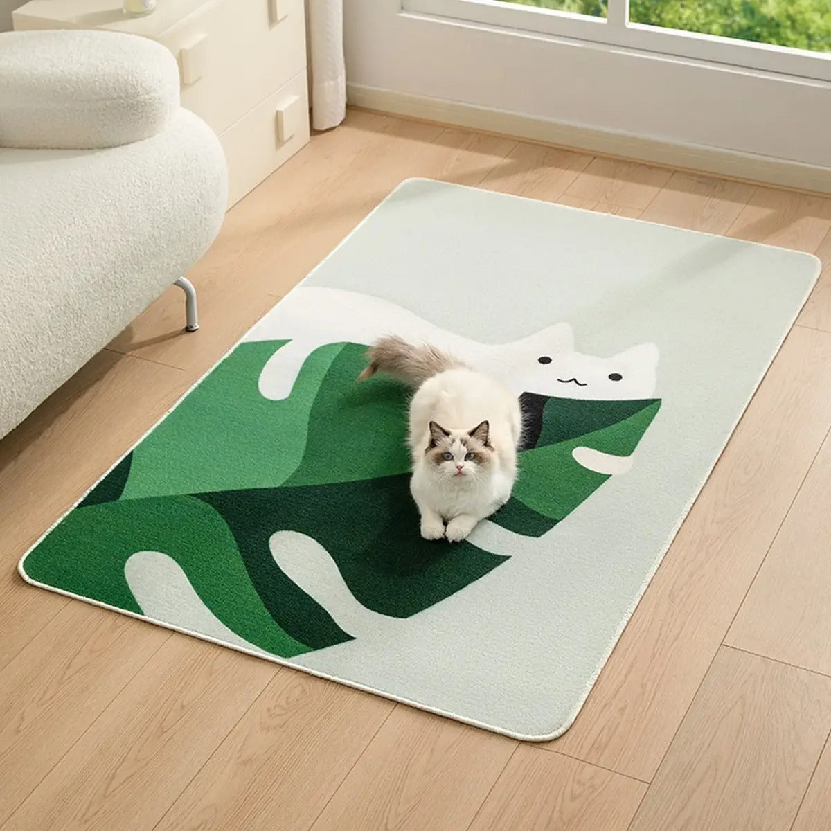 Cat Rug Pad,Anti-Shedding, Scratch-Proof, XL Size_CWMM7029