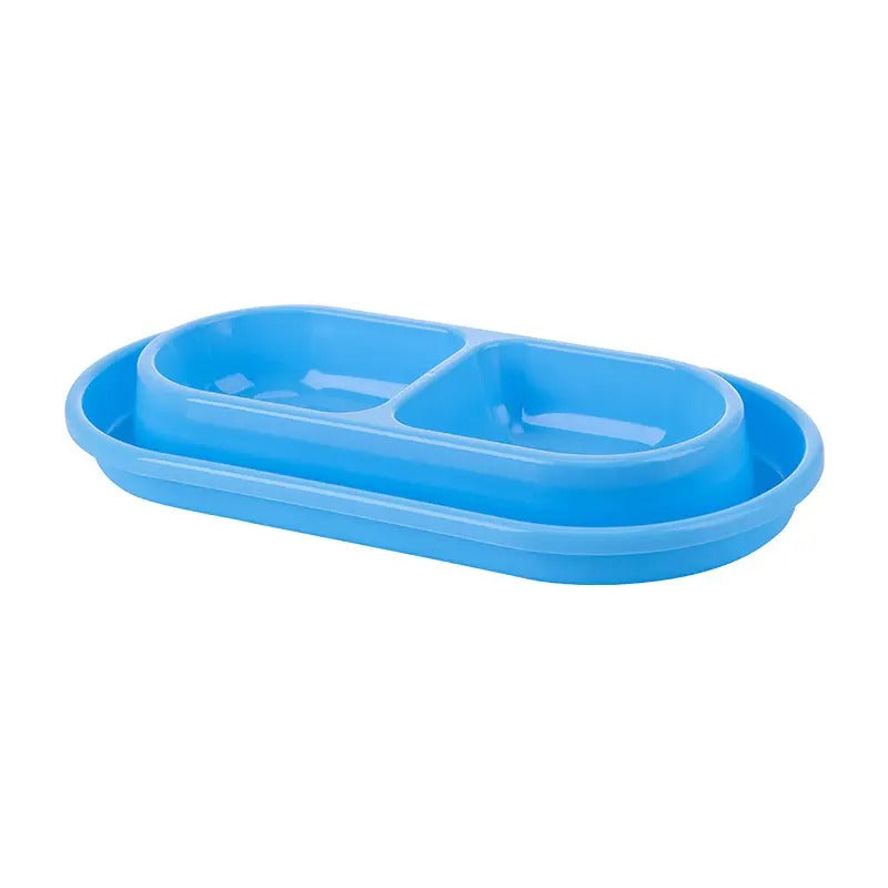 Double Pet Bowl, Large Dog Cat Water Food Bowl_CWMM5127